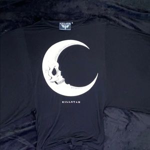Killstar kimono dress size small EUC skull moon